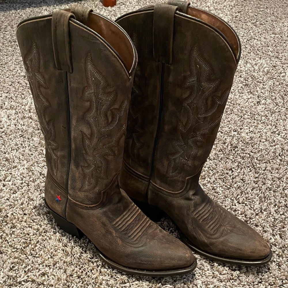 Redneck Riviera Brown Boots Cowgirl Boots Riding Boots Size 10